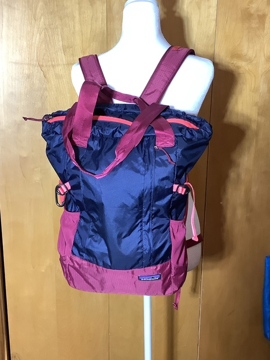 Patagonia Other - Patagonia Lightweight Travel Tote Pack in Navy/Burgundy